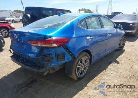 2017 Hyundai Elantra Limited from USA, damaged, VIN 5NPD84LF2HH121449